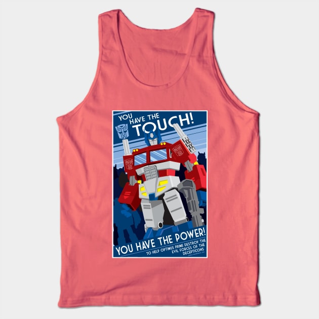 You Have The Touch Tank Top by CuddleswithCatsArt